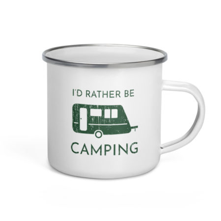 I'd Rather Be Camping Coffee Mug – Country Squared